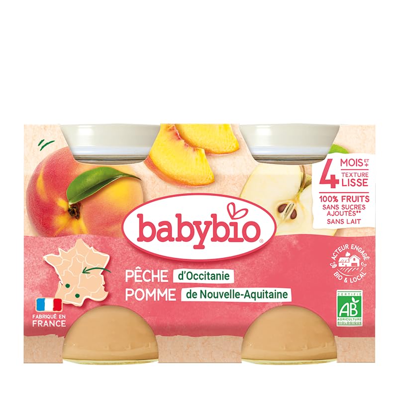 babybio-petits-pots-p-che-pomme-d-s-4-mois-2x130-g-lot-de-6-bio image 8