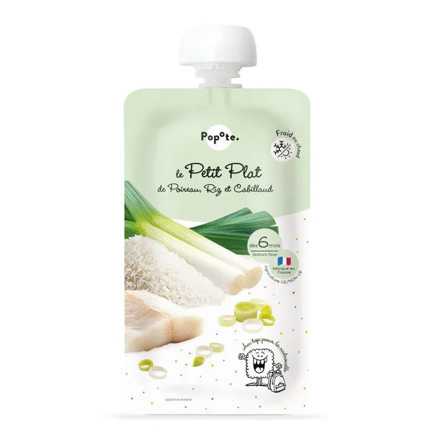 popote-le-petit-plat-poireau-riz-cabillaud-plat-complet-bio-d-s-6-mois image 1
