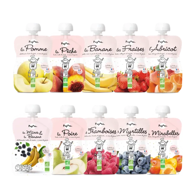 popote-fruits-le-grand-classique-pack-10-compotes-bio-d-s-4-mois image 1