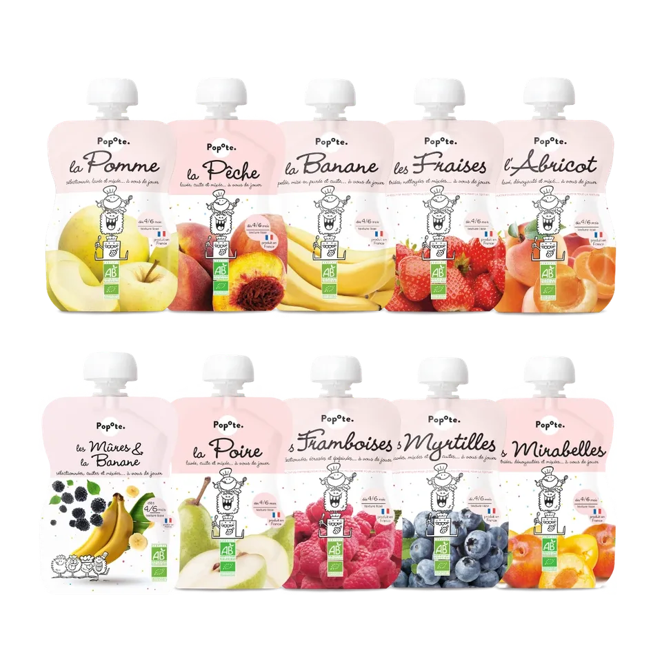 popote-fruits-le-grand-classique-pack-10-compotes-bio-d-s-4-mois image 1