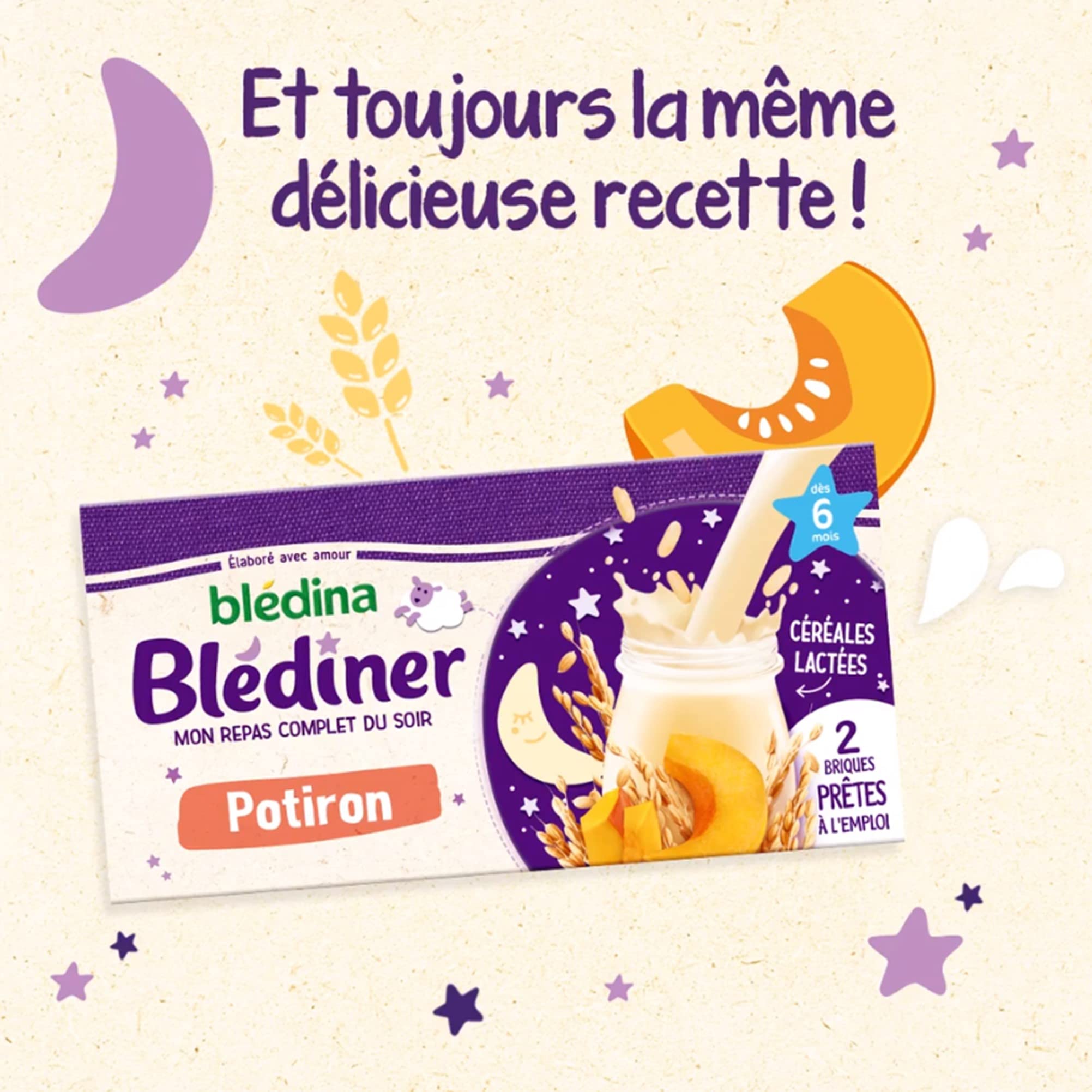 bl-dina-bl-d-ner-c-r-ales-lact-es-potiron-d-s-6-mois-12x250ml image 2
