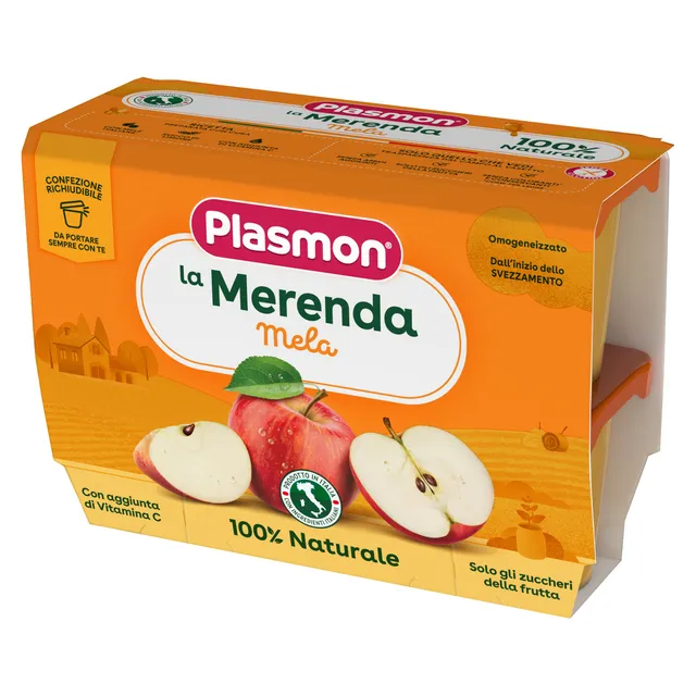 plasmon-la-merenda-mela-compote-pomme-b-b-4-x-100-g image 1
