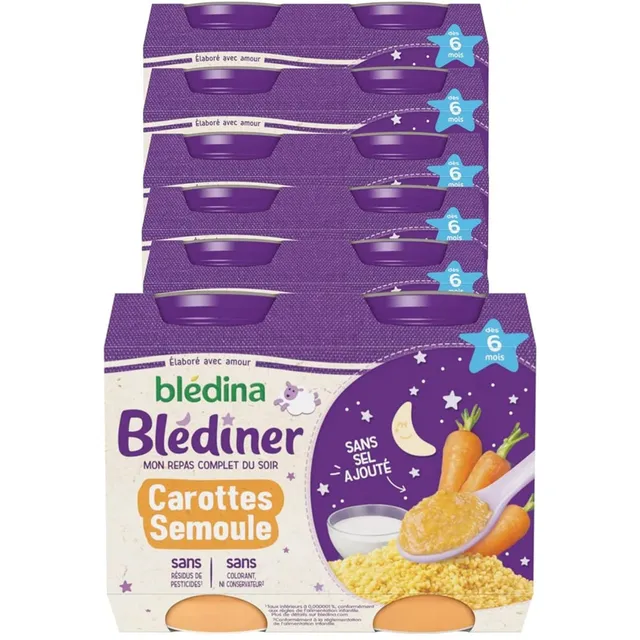bl-dina-bl-diner-carotte-semoule-b-b-d-s-6-mois-12-pots-x-200g image 1