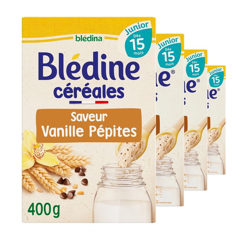 bl-dina-bl-din-junior-vanille-p-pites-lot-de-4x400g-c-r-ales-b-b-d-s-12-mois image 1