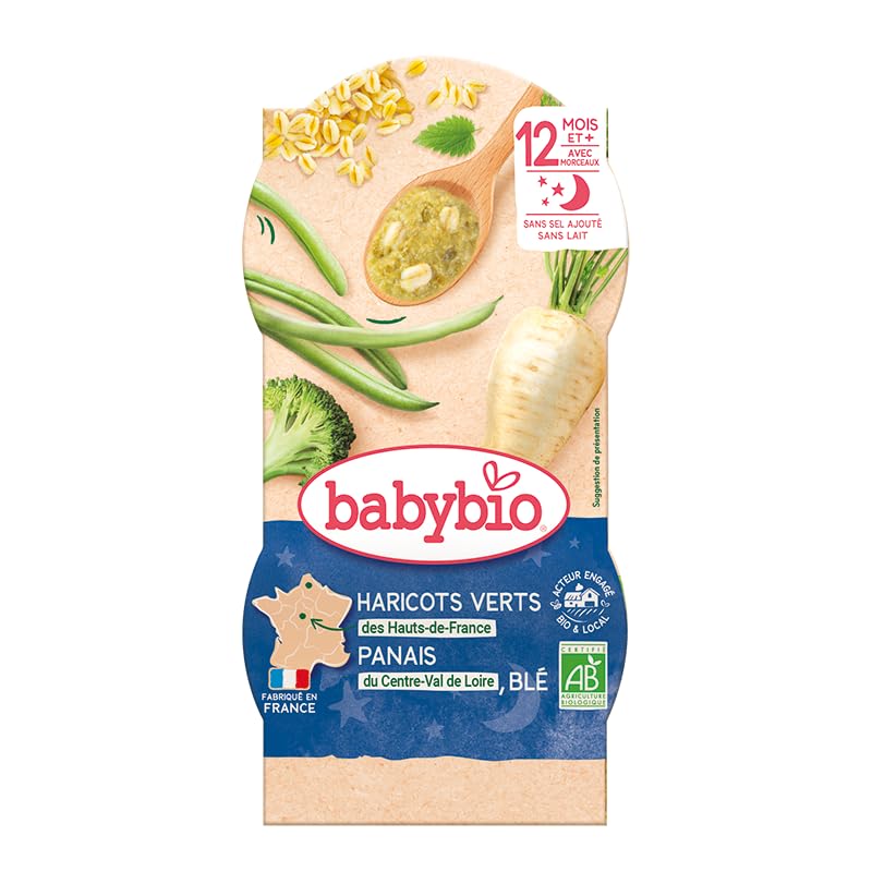 babybio-bols-bonne-nuit-panais-haricots-verts-bl-bio-12-mois-2x200-g-lot-de-6 image 5