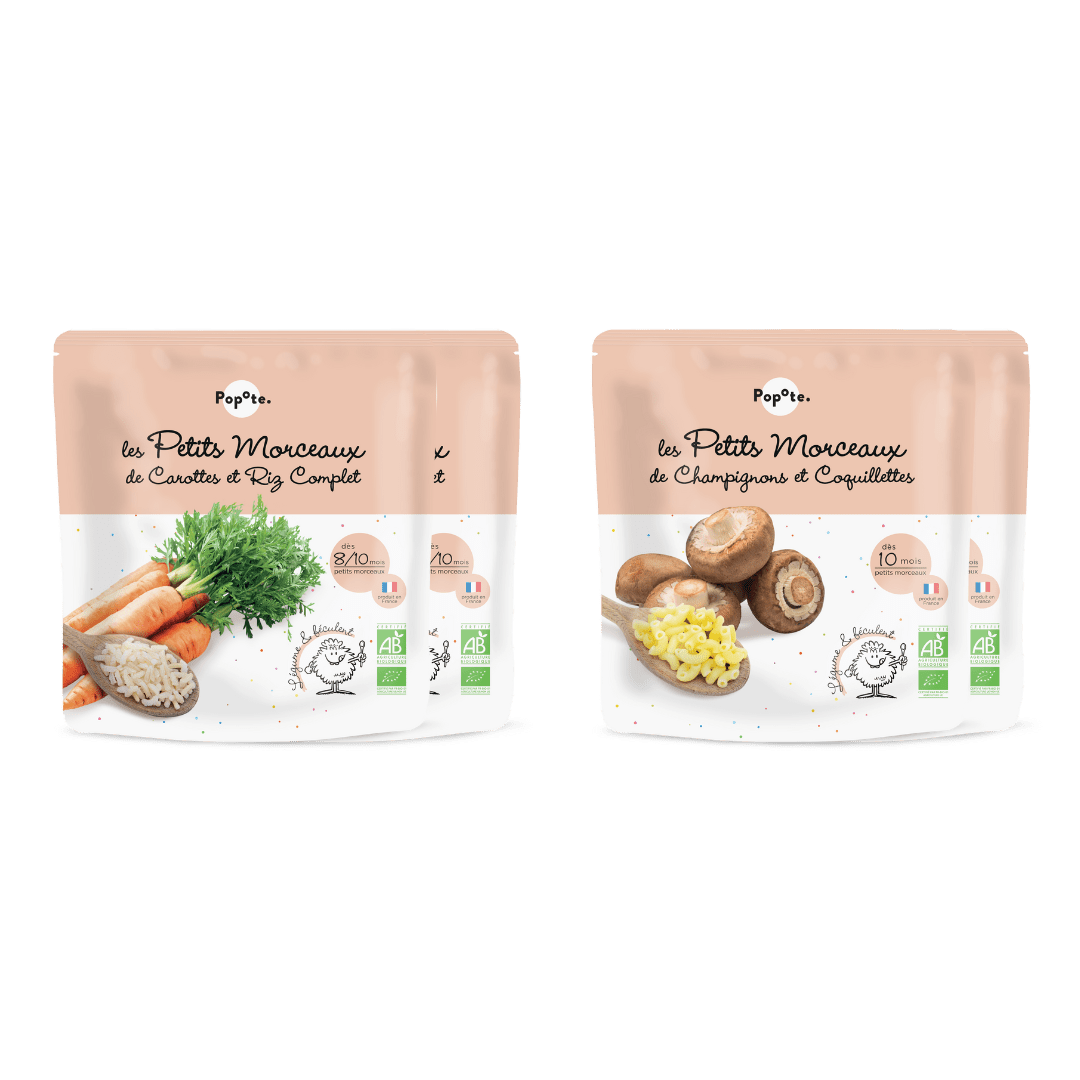 popote-les-premiers-morceaux-pack-d-couverte-repas-bio-d-s-8-mois-4-repas image 1