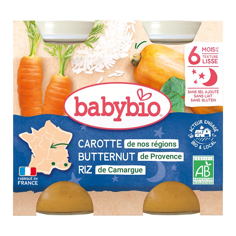 babybio-bonne-nuit-petits-pots-carotte-des-landes-butternut-riz-6-mois-2x200g-pa image 8