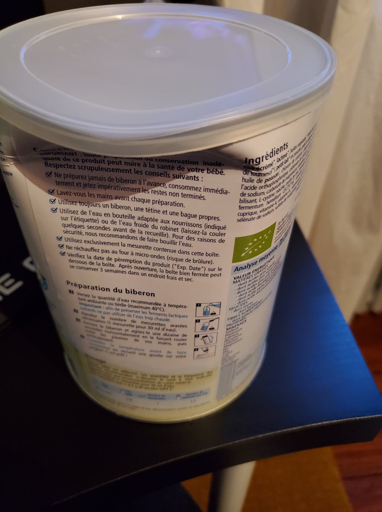 Mon indispensable à 8 mois