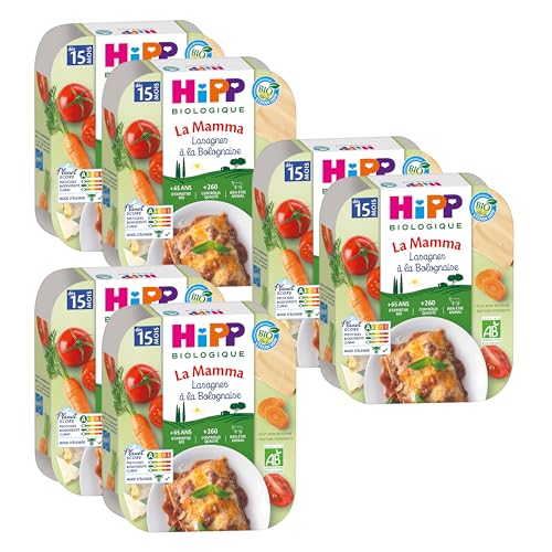 hipp-la-mamma-lasagnes-la-bolognaise-bio-d-s-15-mois-6x250g image 8