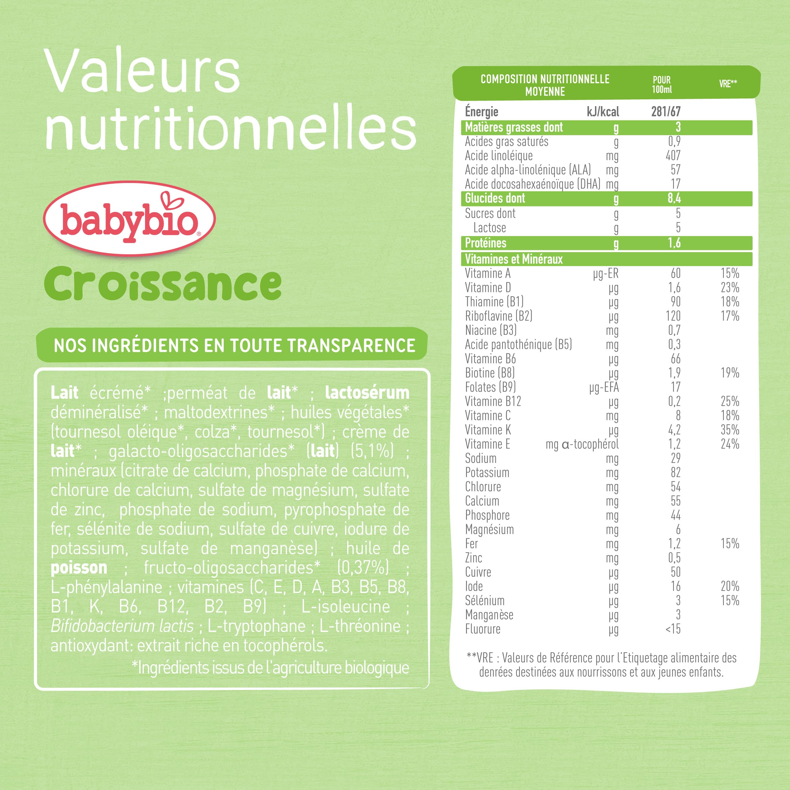 babybio-lait-croissance-bio-3-me-ge-d-s-10-mois-6-x-1-l-lait-de-vache-fran-ais image 2