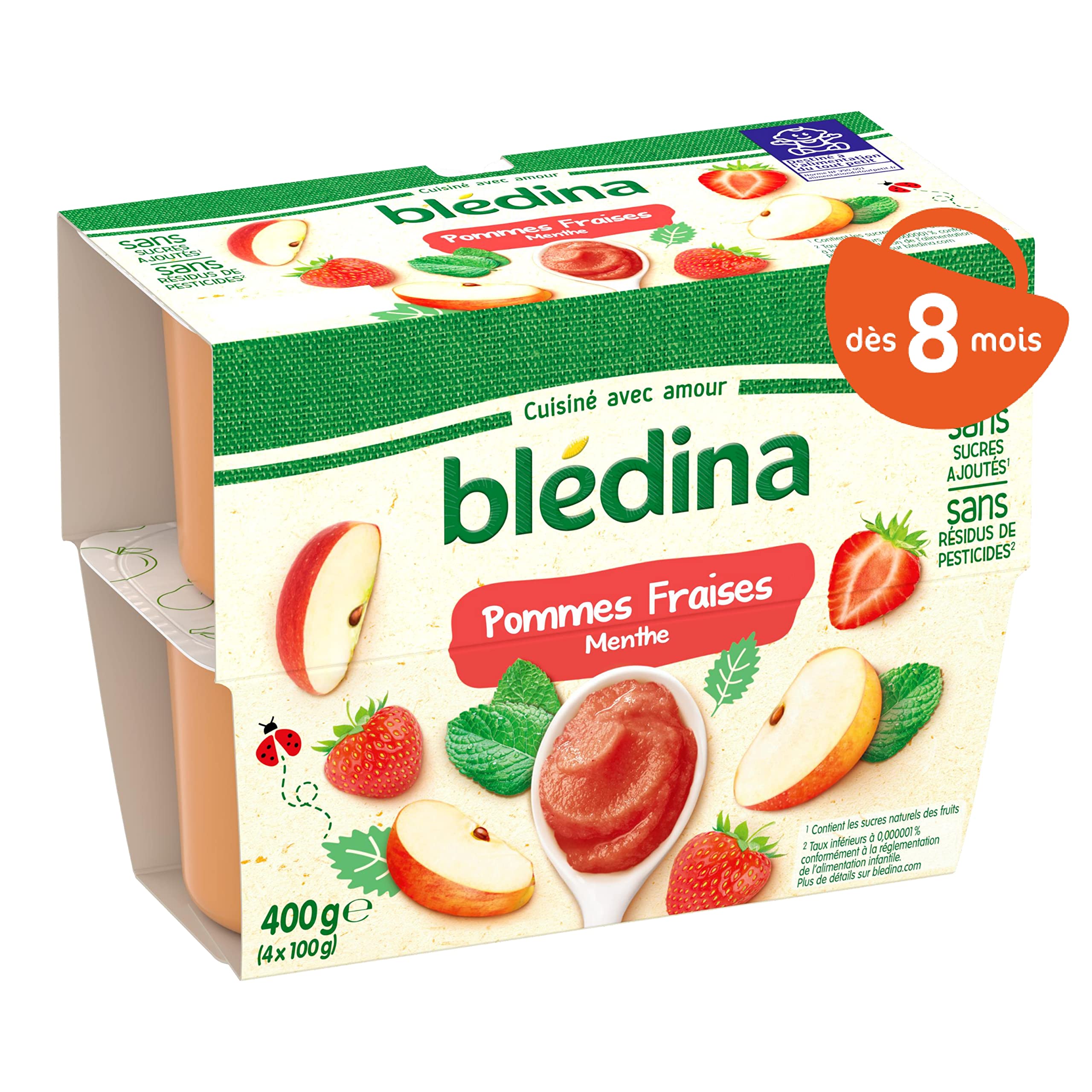 bl-dina-coupelles-pommes-fraises-menthe-4x90g-d-s-8-mois image 1