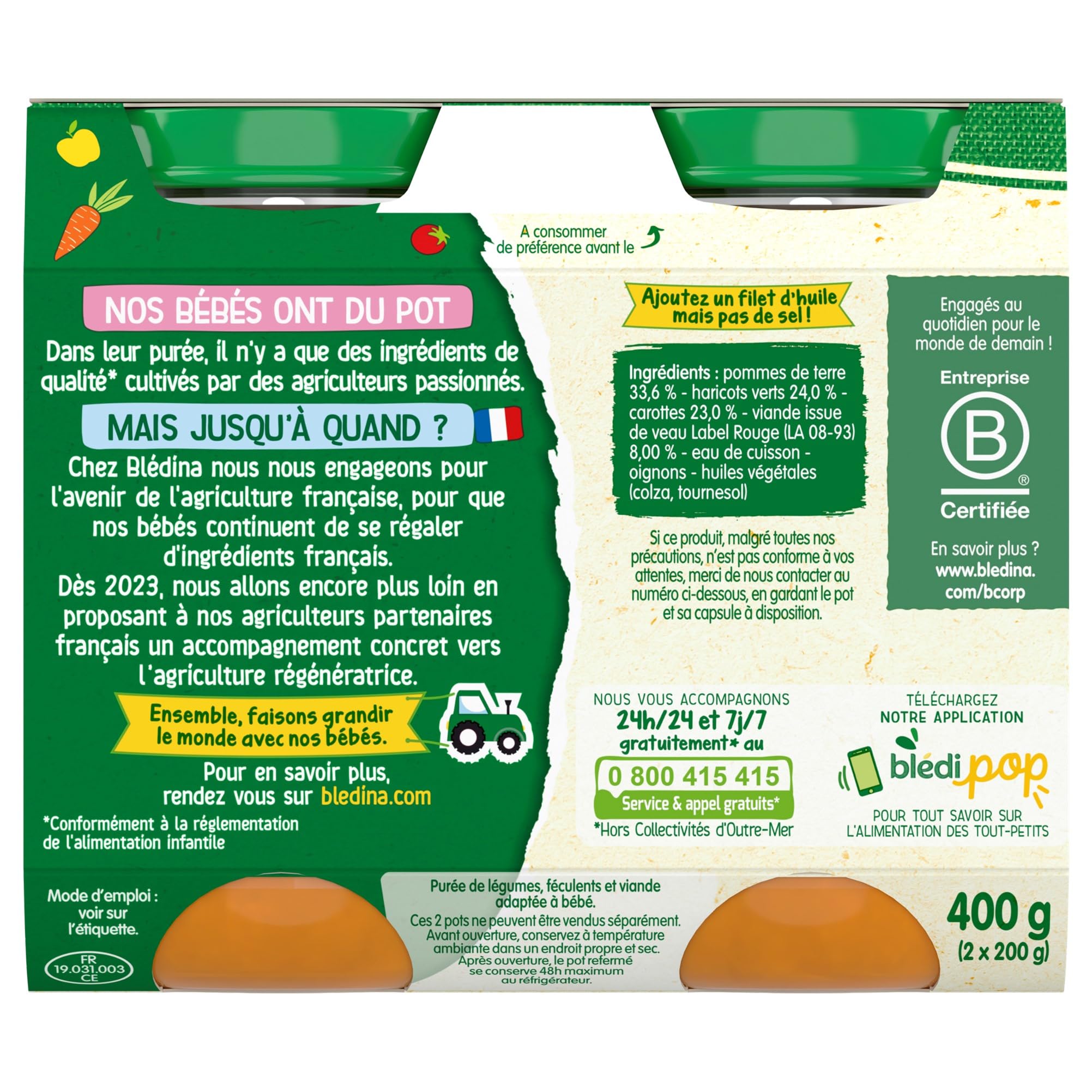 bl-dina-petits-pots-pur-e-haricots-verts-carottes-veau-d-s-6-mois-12x200g image 5
