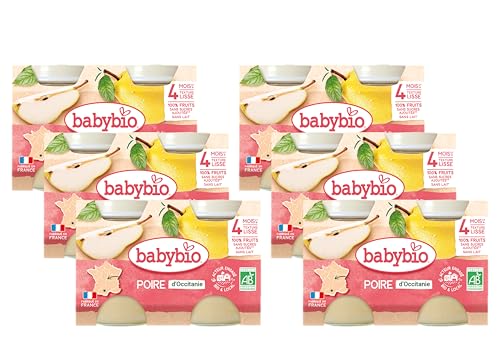babybio-petits-pots-poire-williams-d-s-4-mois-bio-12-x-130-g-6-x-2x130-g image 2