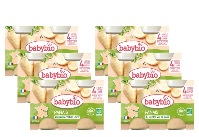 babybio-petits-pots-panais-du-val-de-loire-2x130-g-pack-de-6-d-s-4-mois-bio image 1