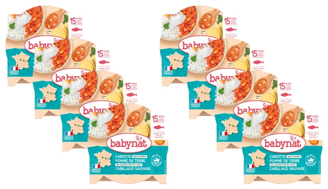 babybio-babynat-assiette-carotte-pomme-de-terre-cabillaud-d-s-15-mois-260g-lot-d image 1