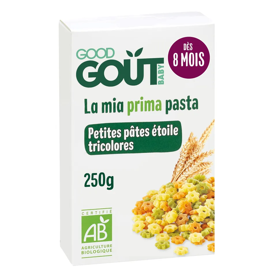 good-go-t-petites-p-tes-toiles-tricolores-bio-d-s-8-mois-250g image 1