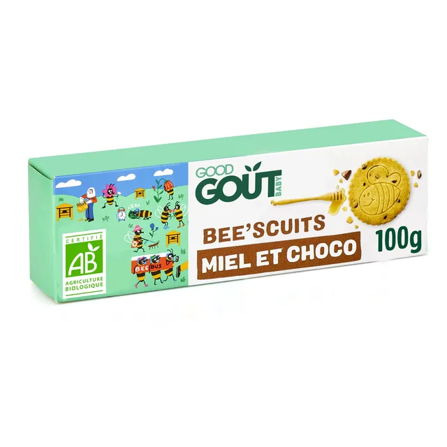 good-go-t-bee-scuits-miel-et-choco-biscuits-bio-d-s-3-ans-miel-fran-ais-et-p-pit image 1