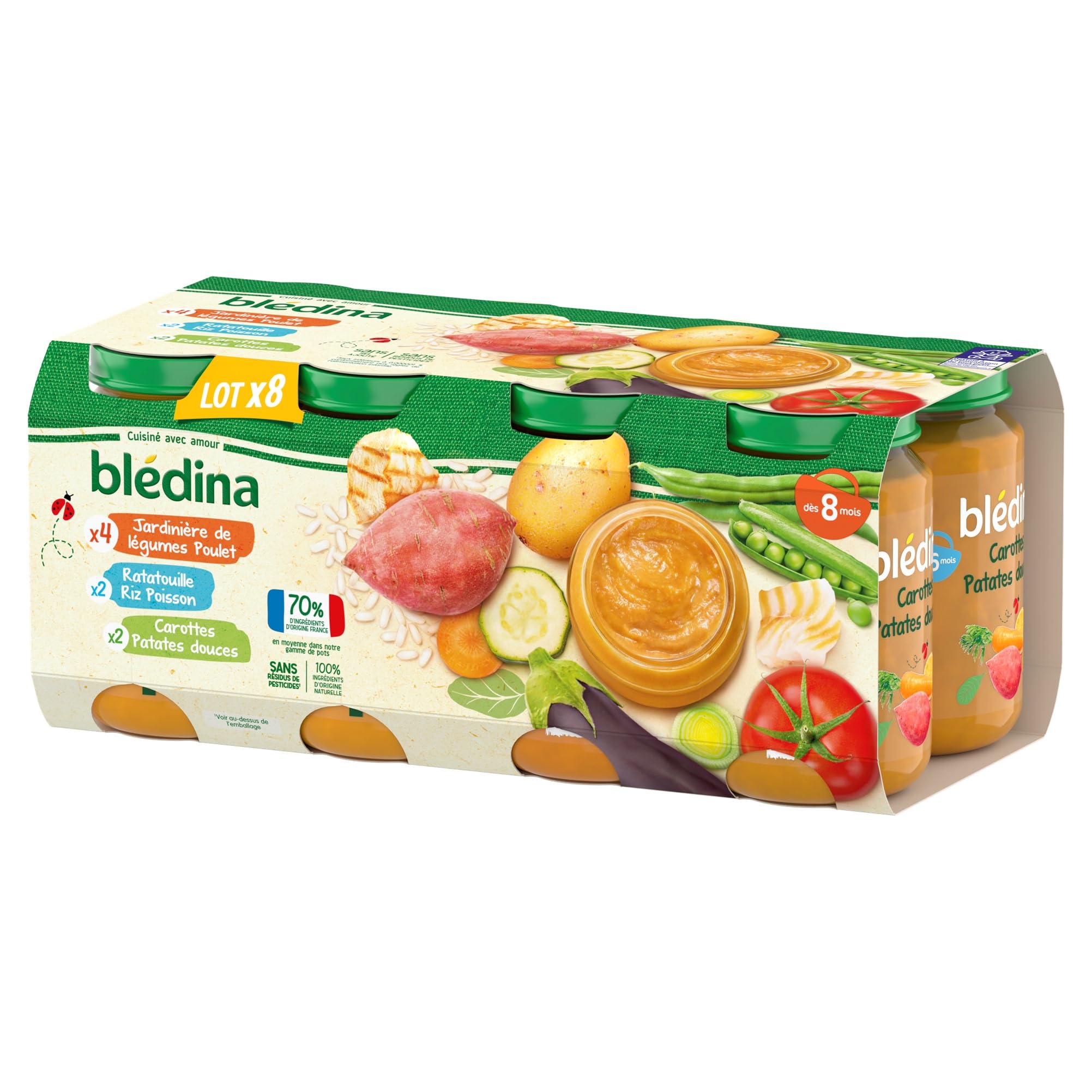 bl-dina-petits-pots-b-b-d-s-8-mois-l-gumes-poulet-ratatouille-riz-colin-carotte- image 4