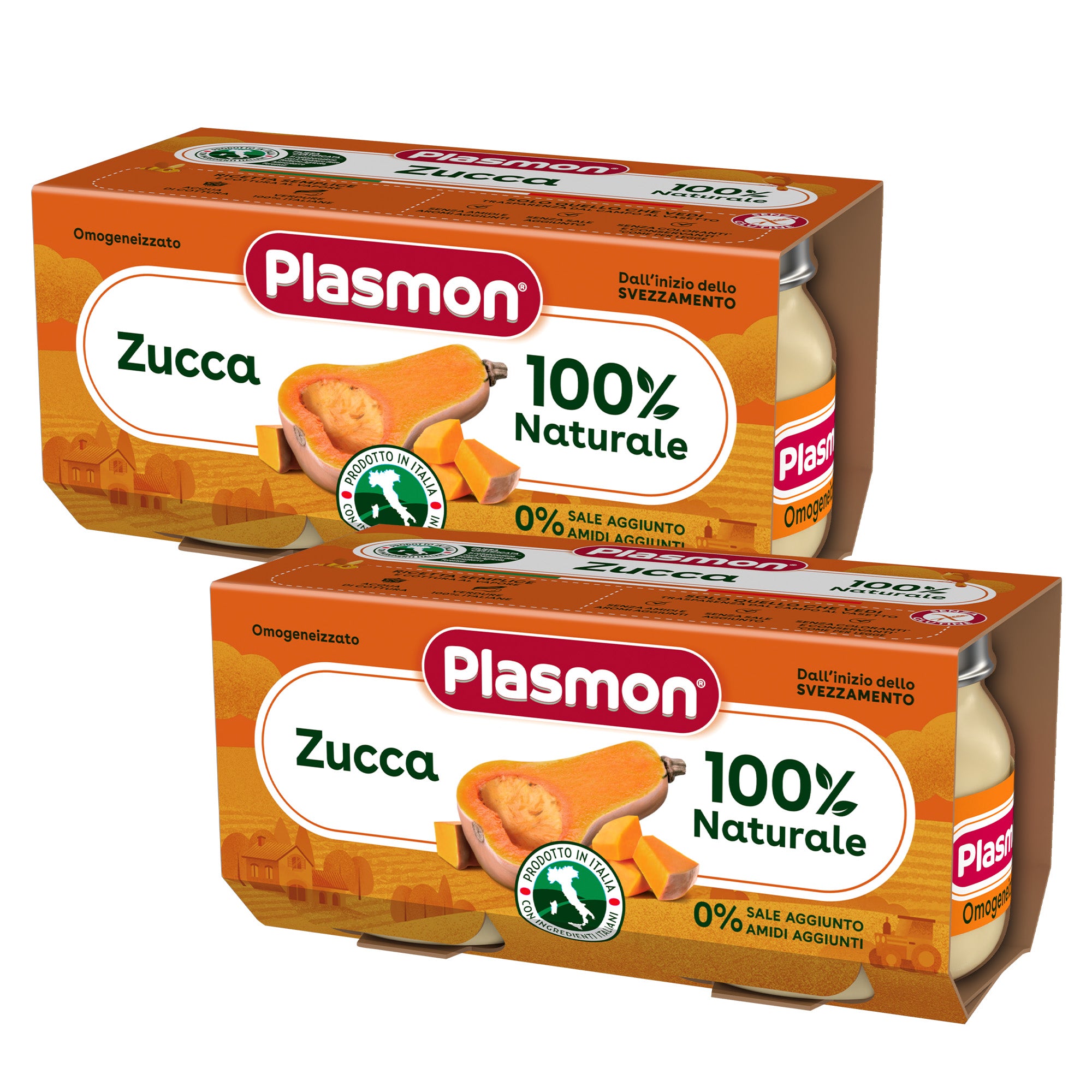 plasmon-omogeneizzato-courge-2-packs-de-2x80-g image 1